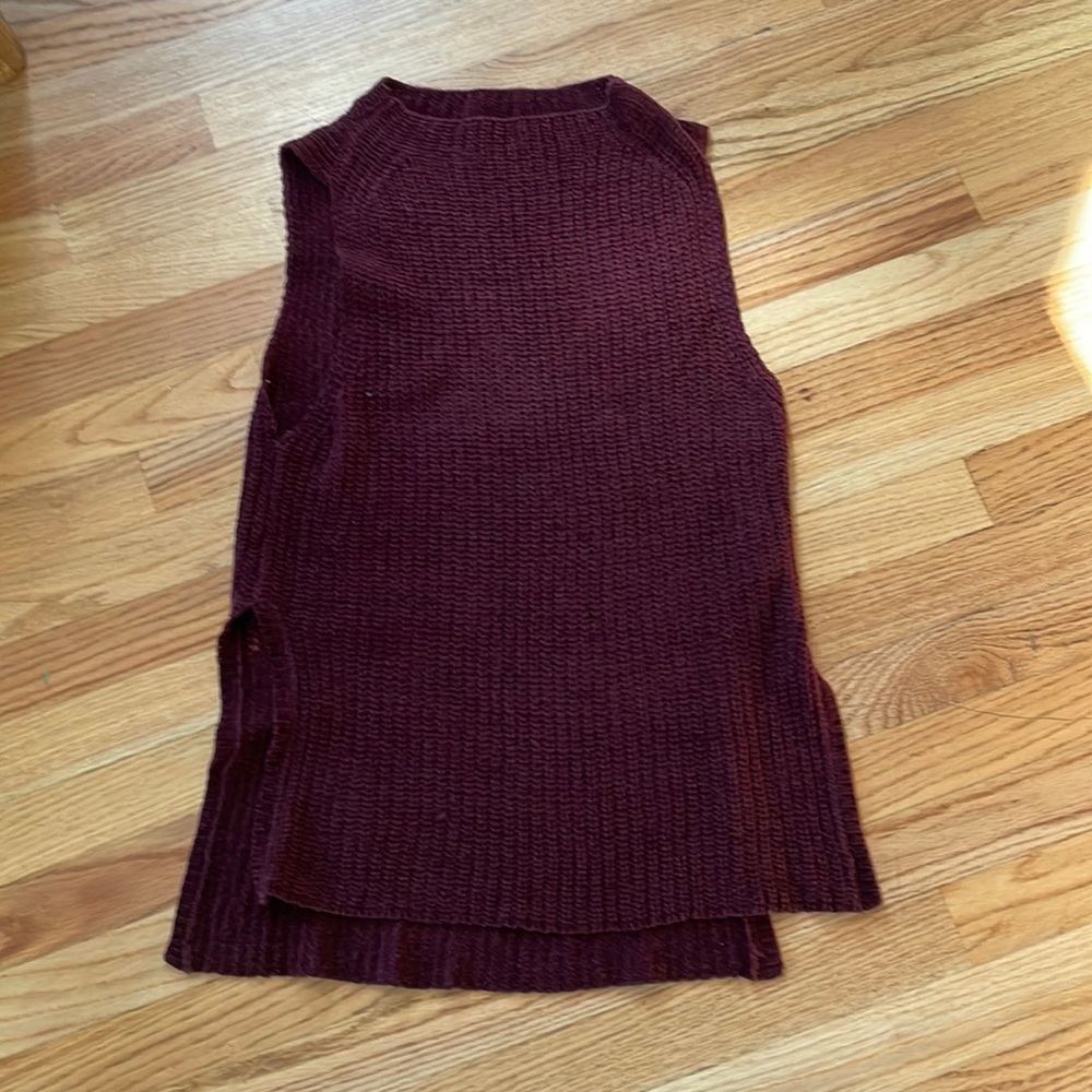 Gorgeous Burgundy Chenille Tunic
